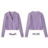Girls' Autumn/Winter Dance Practice Sweater Shawl Jacket with Zipper – Warm Outerwear Top