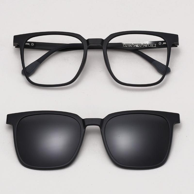 TJ2190 Unisexová sada slunečních brýlí tři v jednom s magnetickým polarizačním klipem