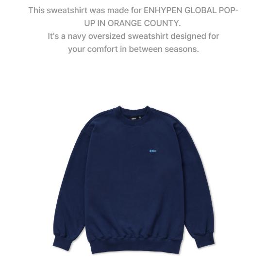 Pre-order ENHYPEN POP-UP In ORANGE COUNTY Sweatshirt – buy