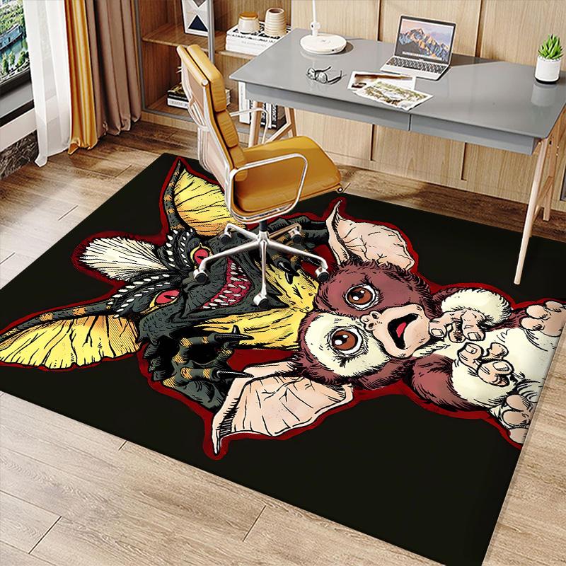 Gremlins Printed Absorbent Washable Carpet, Non-Slip Bathroom Mats, Kitchen Rugs, Yoga Mat,Living Room Entrance, Camping Picnic Rugs