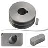 V-Belt Pulley A Type Double Slot Pulley Motor Cast Iron Dia Power Tool Accessory