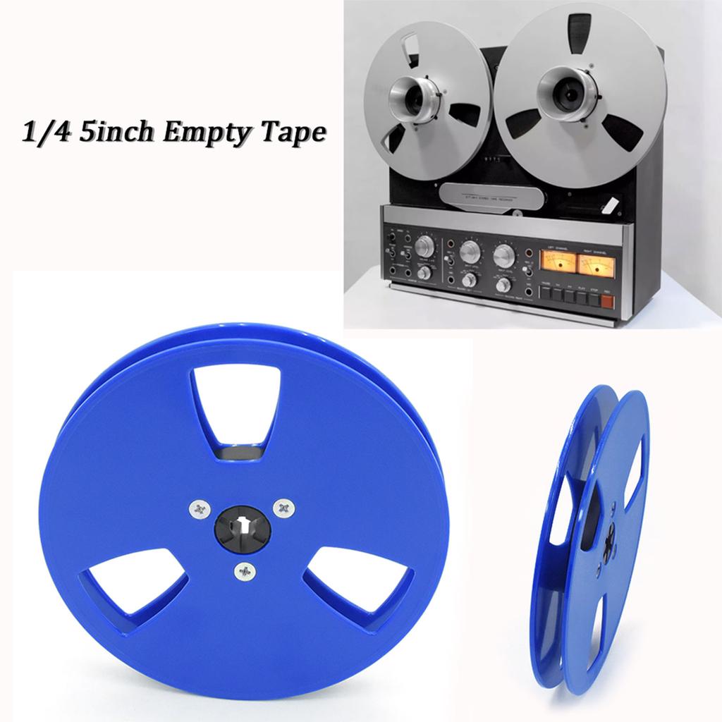 Strong ABS Plastic Replacement Empty Tape Reel 5 Inch with 12 Holes Long Service Compatible for Open Reel Recorders