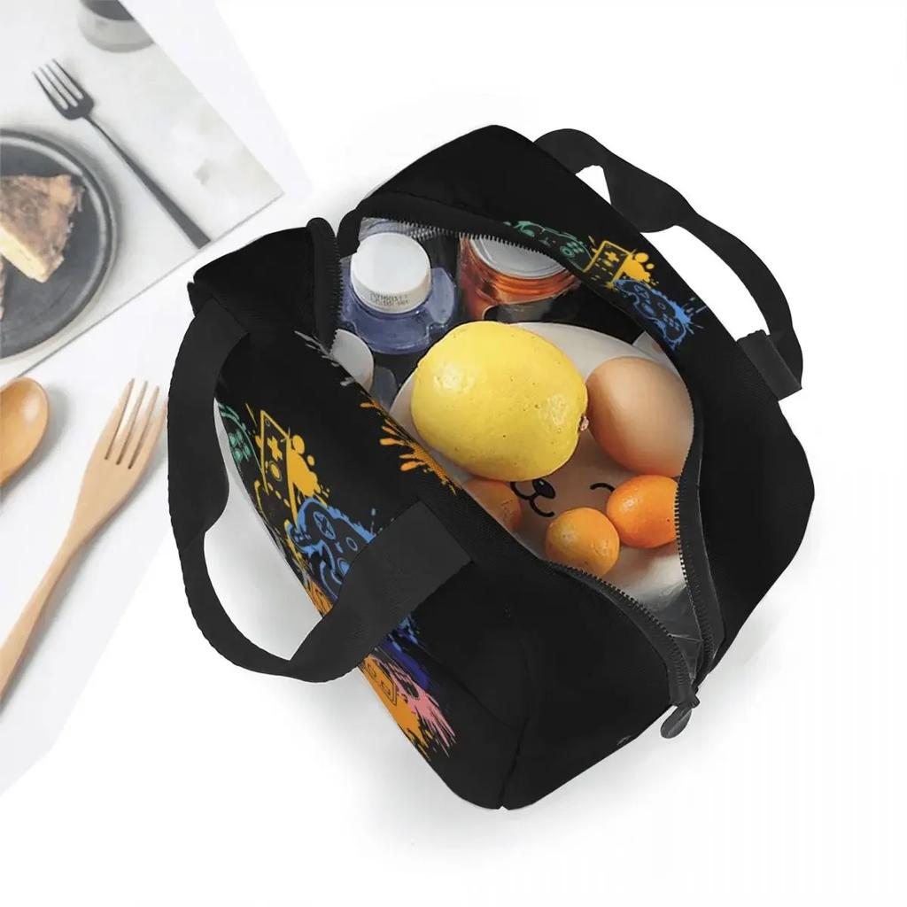 Control All The Things Video Game Controller Insulated Lunch Bags Portable Meal Container Cooler Bag Tote Lunch Box Food Bag