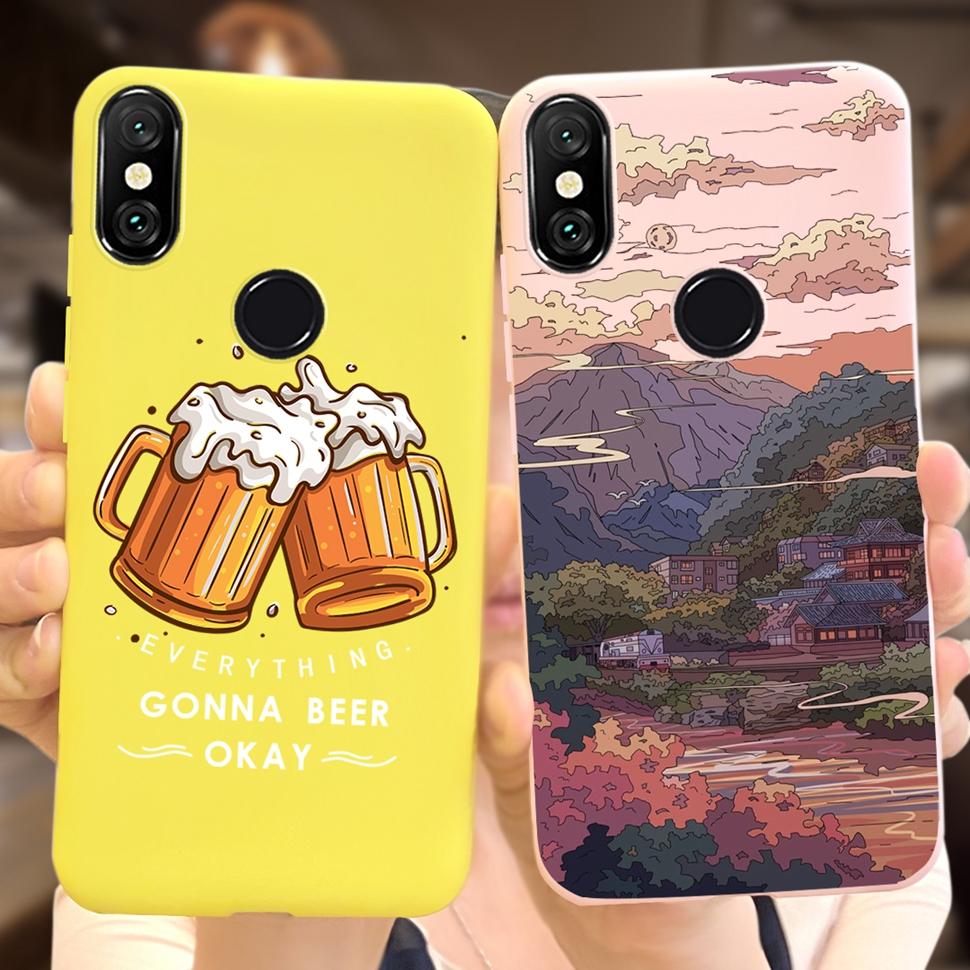 For Xiaomi Mi A2 Lite (Redmi 6 Pro) Case New Fashion Soft Slim Cover Phone Cases For Xiaomi MiA2 Lite Redmi6 Pro Full Back Cover