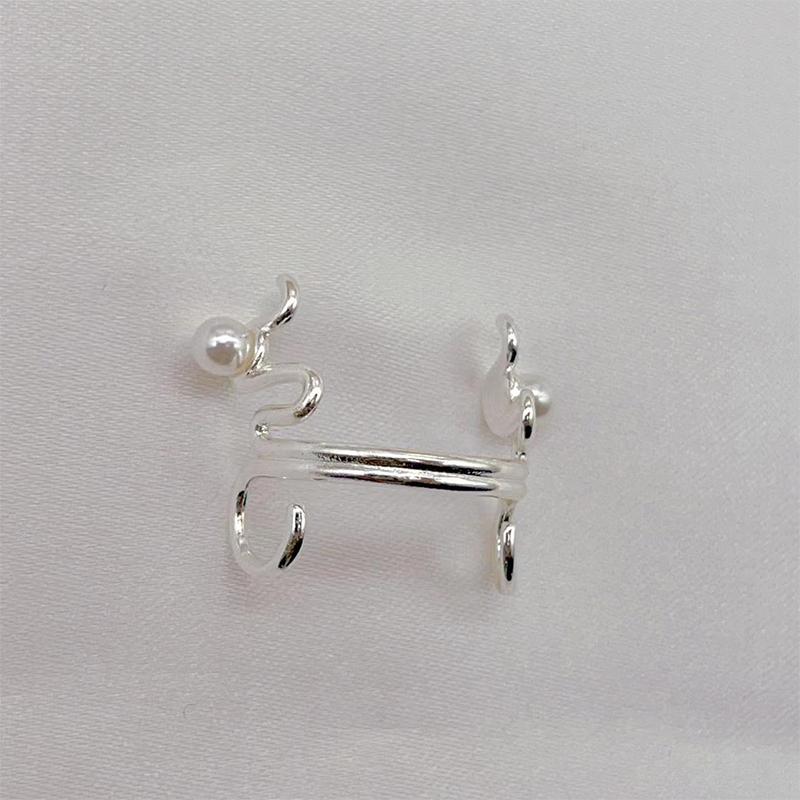 Punk-Stil Retro Nasenclip ohne Piercing Einzigartiger und Kreativer Nasenschmuck aus Kunstperlen