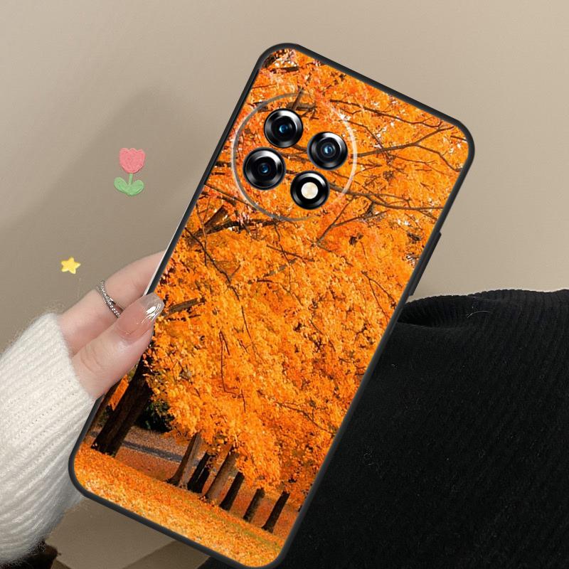 Autumn Leaves Cover For OnePlus Nord 4 CE 2 3 Lite N20 N30 9 10 Pro 8T 9RT 10T 10R 12R 13R 11 12 13 Case