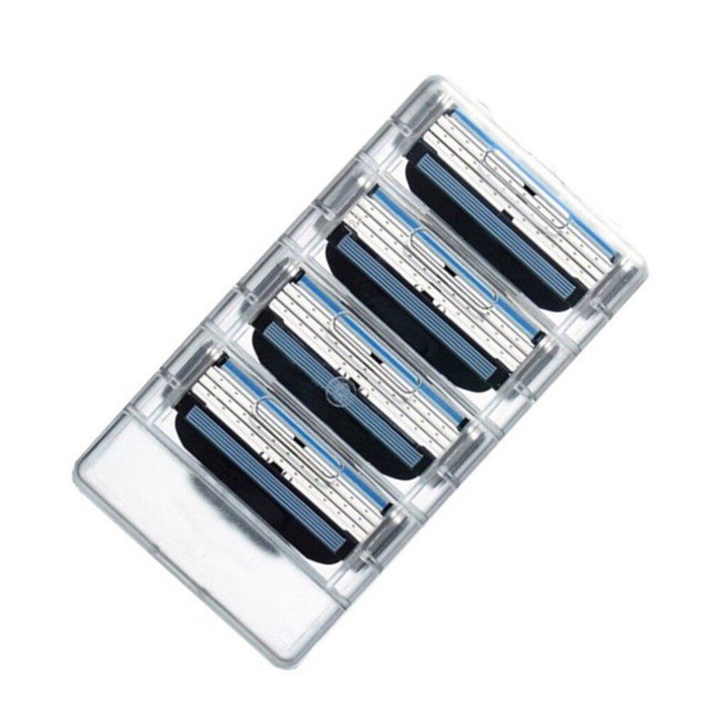 8Pcs Razor Blades Compatible for Gillettee Mache 3 Machine Shaving Razor Blade for Men Face Care