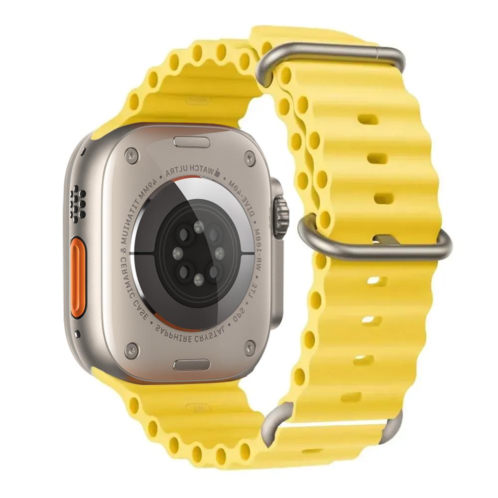 Ocean Band for Watch Ultra 3 Series 11 10 9 7 8 6 SE 49mm 45mm 46mm 42mm 44mm 40 41 Silicone Bracelet Correa iWatch Strap