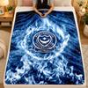 Flannel BlanketPortsmouth FC Warm Soft Throw Blanket for Indoor Sofa Bed Living Room Use