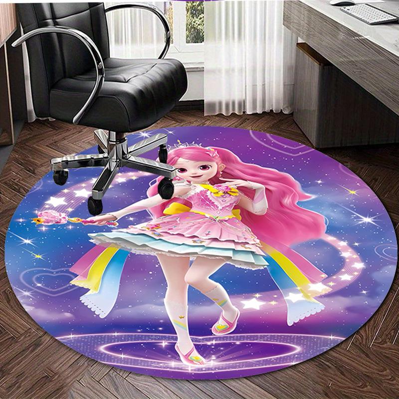 1pc Catch Teenieping Magic Sweethear Design Printed Area Round Carpet for Bedroom Living Room Home Decor Rugs Mat Non Slip Mat Rug for Bedside