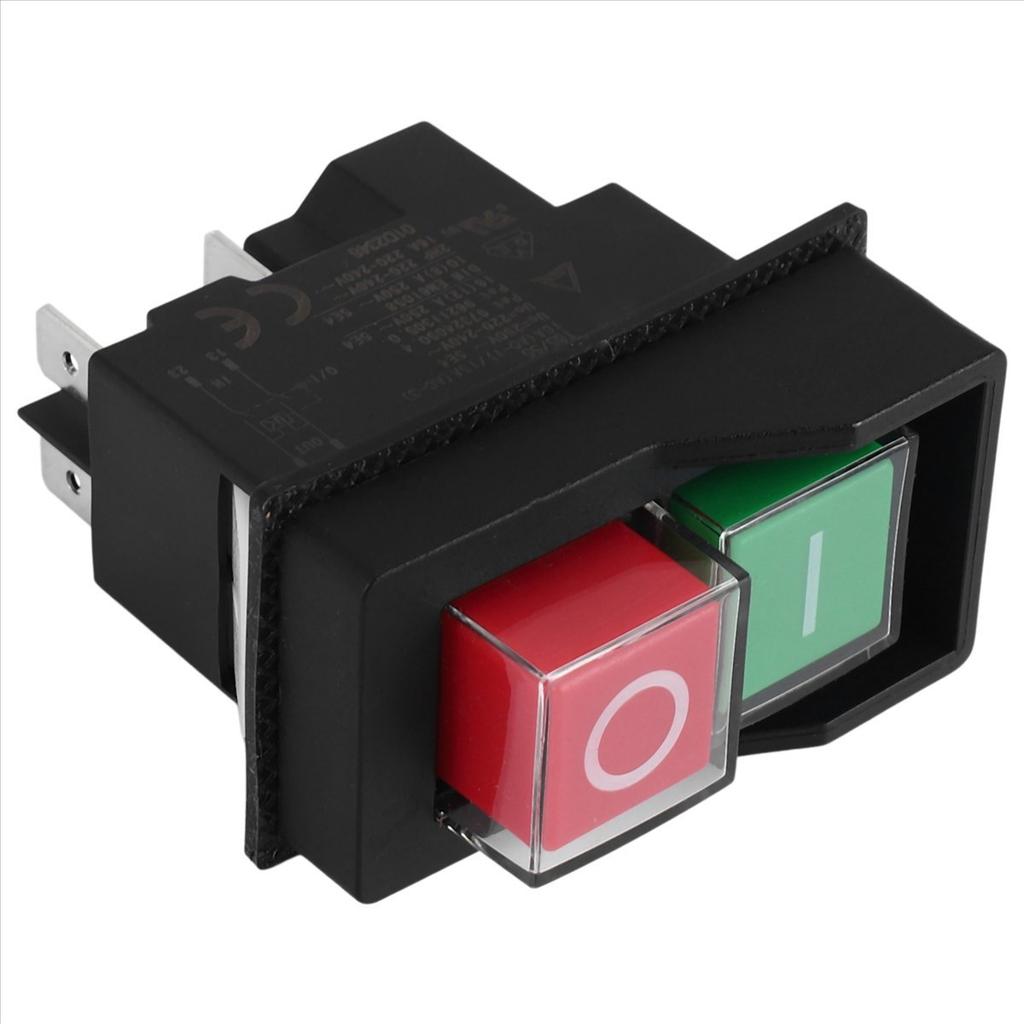 BHBL Electromagnetic Switches Pushbutton Switches for Garden Tools KJD17 220V 4 Pin -Terminals