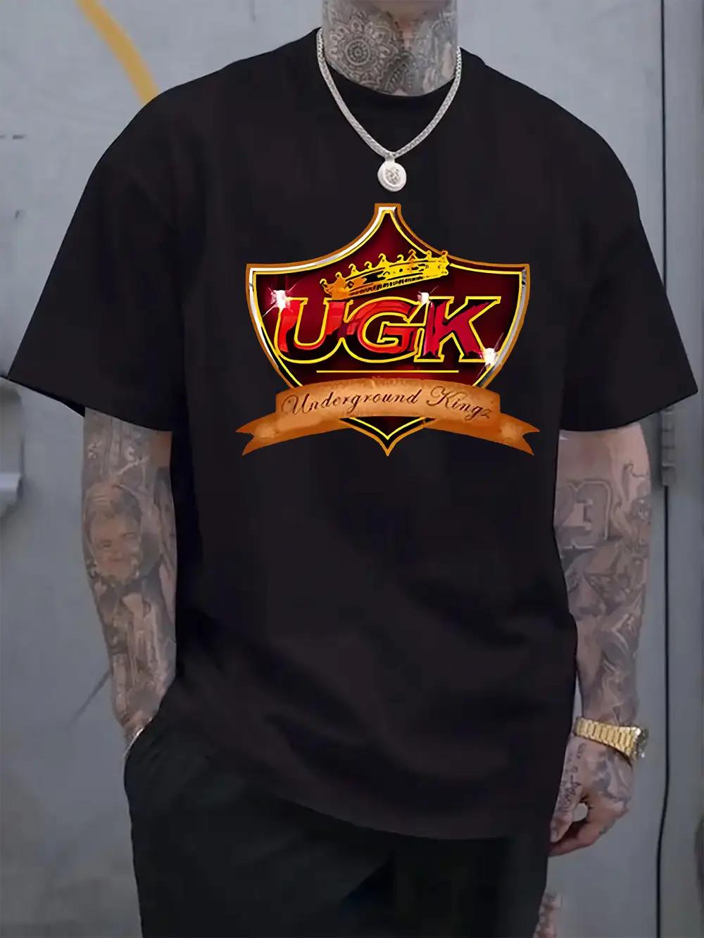 UGK Underground King Print T-shirt - Royal Blue S