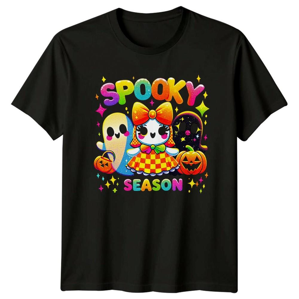 Spooky Season Halloween Holidays Unisexs Unisexs Tee Graphic Shirt Cute Ghosts