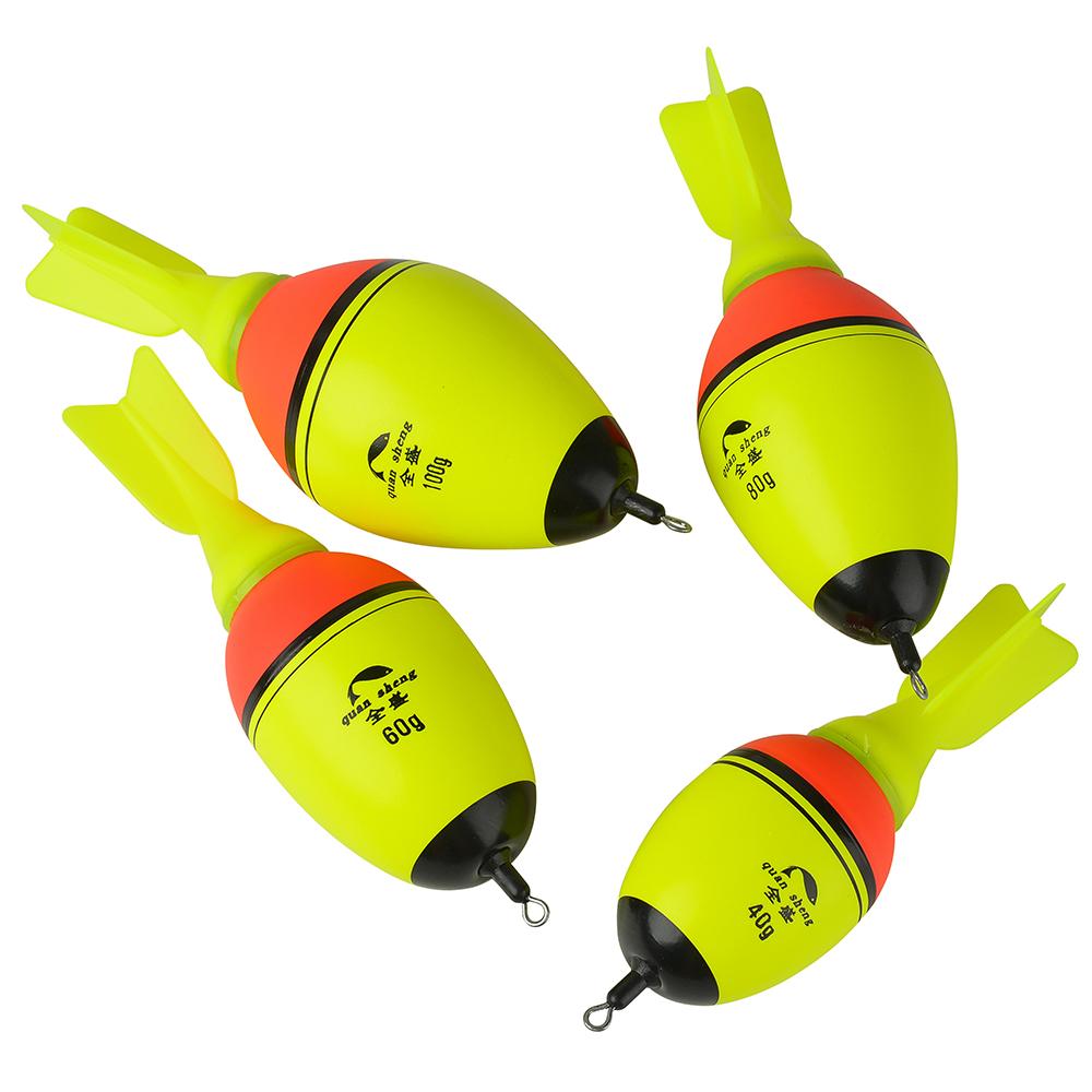 Luminous Fishing Float 20g-100g Buoyancy Double Optical Night Interchange Electronic Light Airplane Wing Rock EVA Foam Bobber