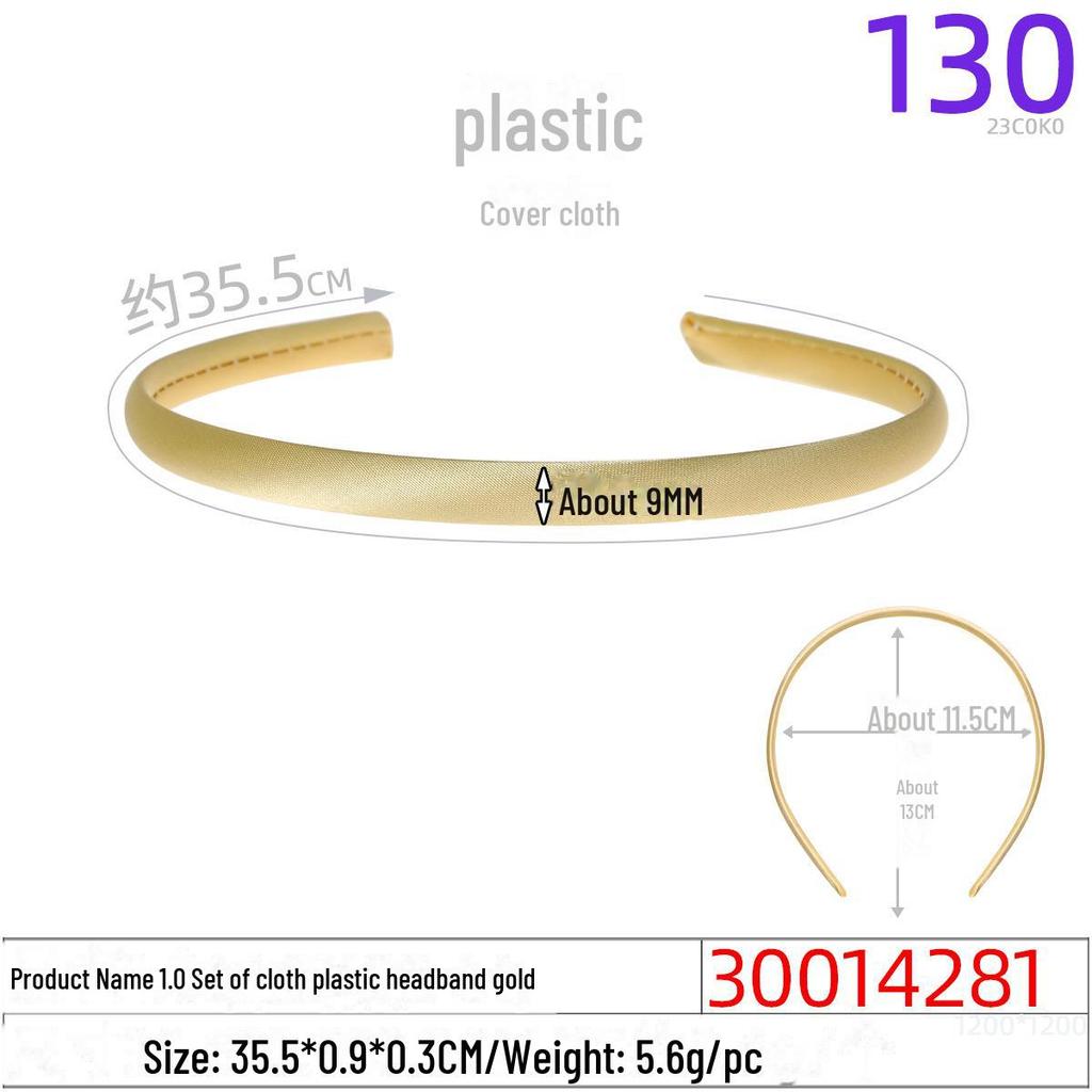 1.0CM Plastic Headband for DIY Hair Accessories