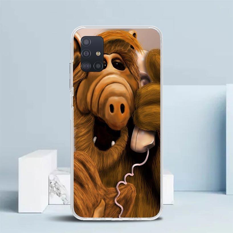 A-Alf TV Series Soft Cover for Samsung Galaxy A12 A22 A32 A52 A72 A02S Phone Case Note 20 Ultra 10 S10 Plus A51 A71 A50S A20S A1