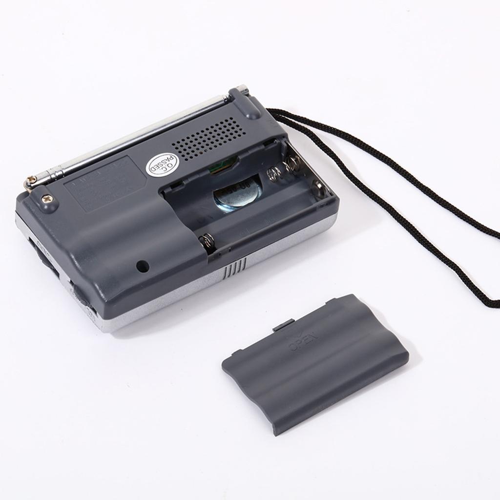 Mini Vintage Radioer Oppladbar Fullbølgebånd FM Radiomottaker Teleskopantenne AA Batteridrevet for Innendørs Utendørs