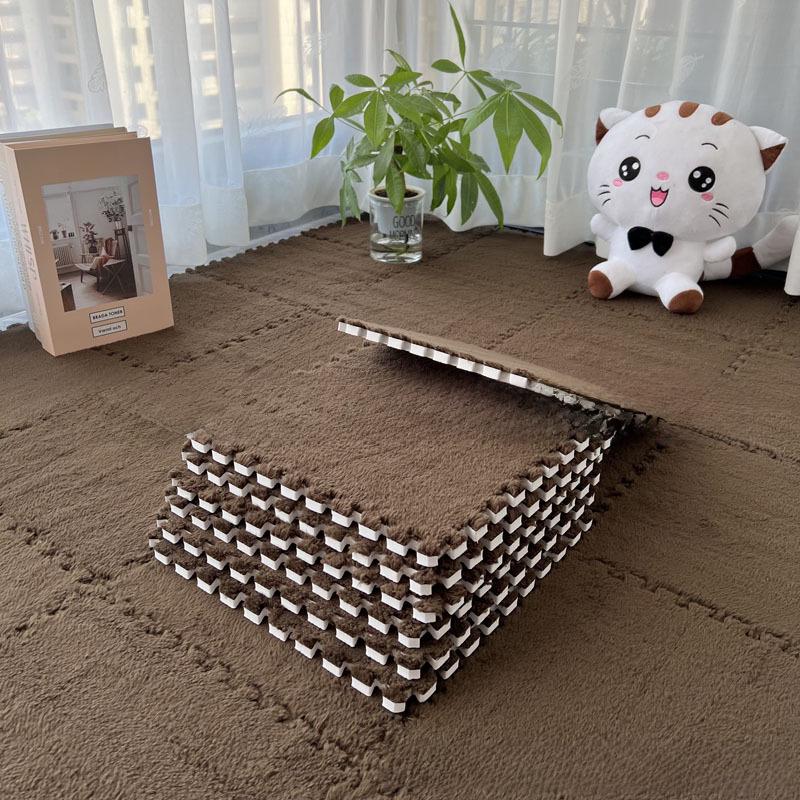 Plush Bedside Foam Mat: Customizable, Dirt-Resistant Tatami for Full Bedroom