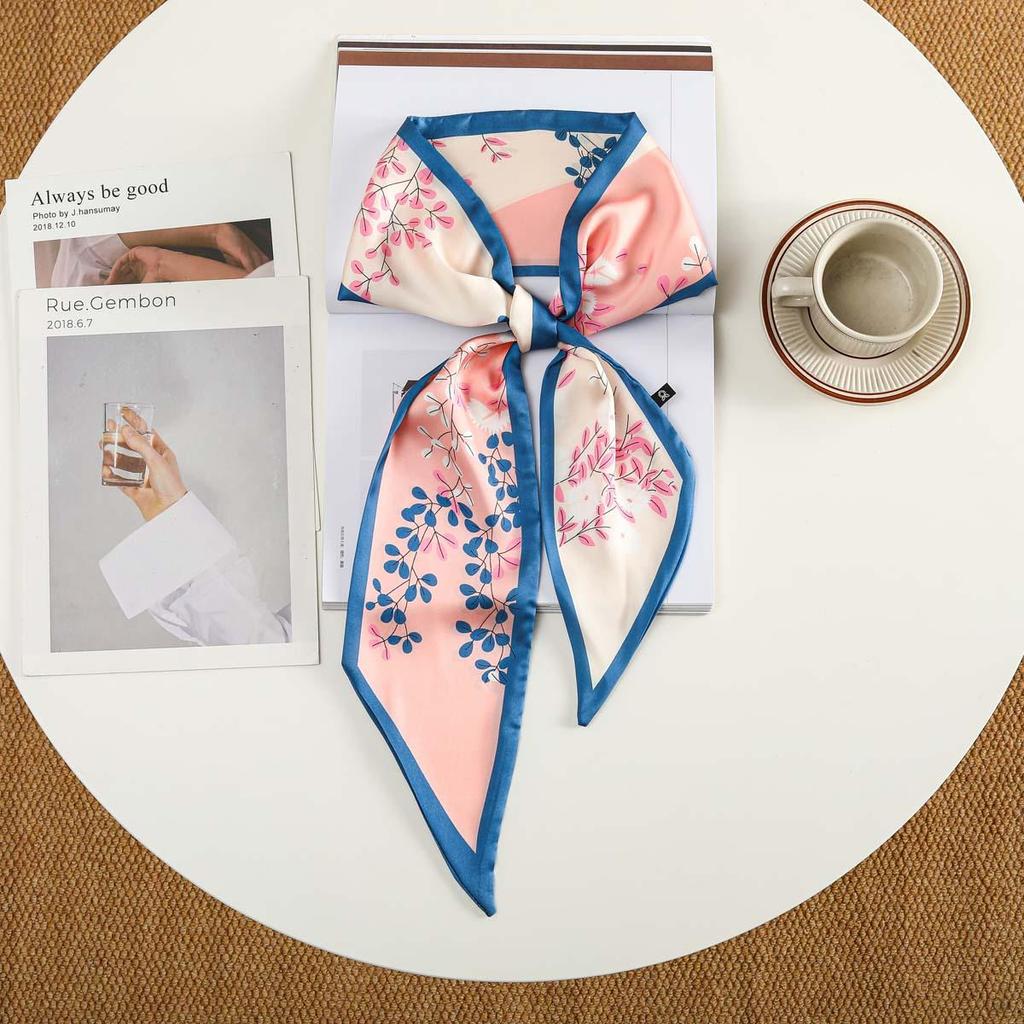 Trendy Silk-Like Ribbon Headband & Scarf: Multi-functional Hair Tie, Headscarf, Waistband - Hot Fashion Item