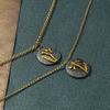 10pcs Vintage Birth Month Flower Charms Antique Gold Color Round Flower Pendants DIY Necklace Women Party Jewelry 20mm x 17.5mm