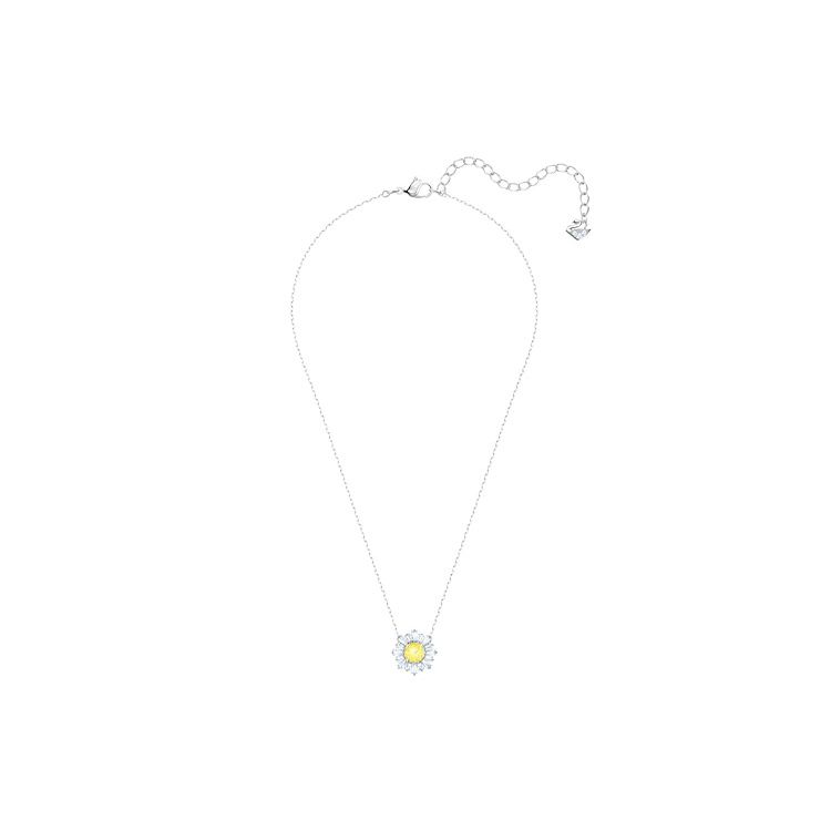 Swarovski Idyllia Sunshine Sonnenblumengelb Rhodinierte Halskette Damen Halskette 5459588