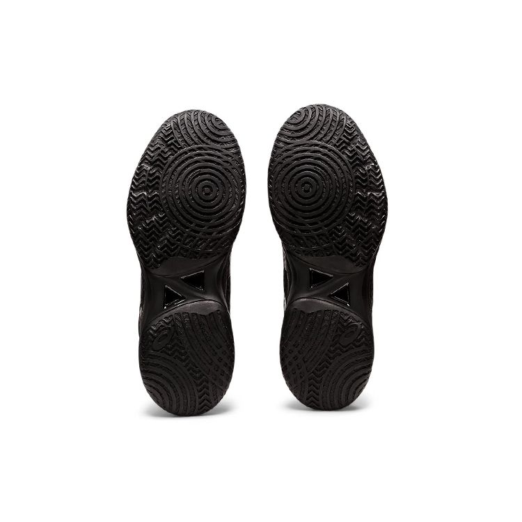 Asics Gel-Hoop V14 Round Toe Comfortable Mid-Top Basketball Shoes Unisex Sneakers Black Purple 1063A050-001