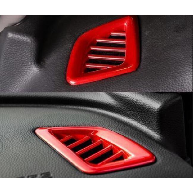 For Honda Accord 2018- Glossy Red Front Dash AC Air Outlet Vent Covers 2X