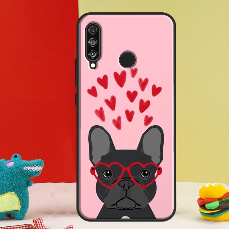 Cute French Bulldog For Huawei Nova 12s 12i 11i 8i 9 10 SE Y91 Y90 Y60 Y70 Y72 Y61 P20 P40 P30 Lite P60 Pro Case