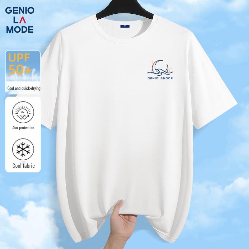 GENIOLAMODE Men s Quick-Dry Sun Protection Sport T-Shirt 3XL