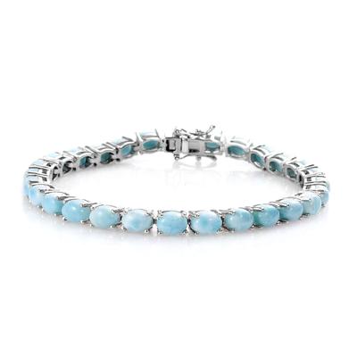Bracciale Tennis Larimar - Argento Sterling 925