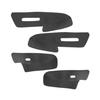 4Pcs For Peugeot 2008 BLACK Leather Left&Right Inner Door Panels Armrest Cover