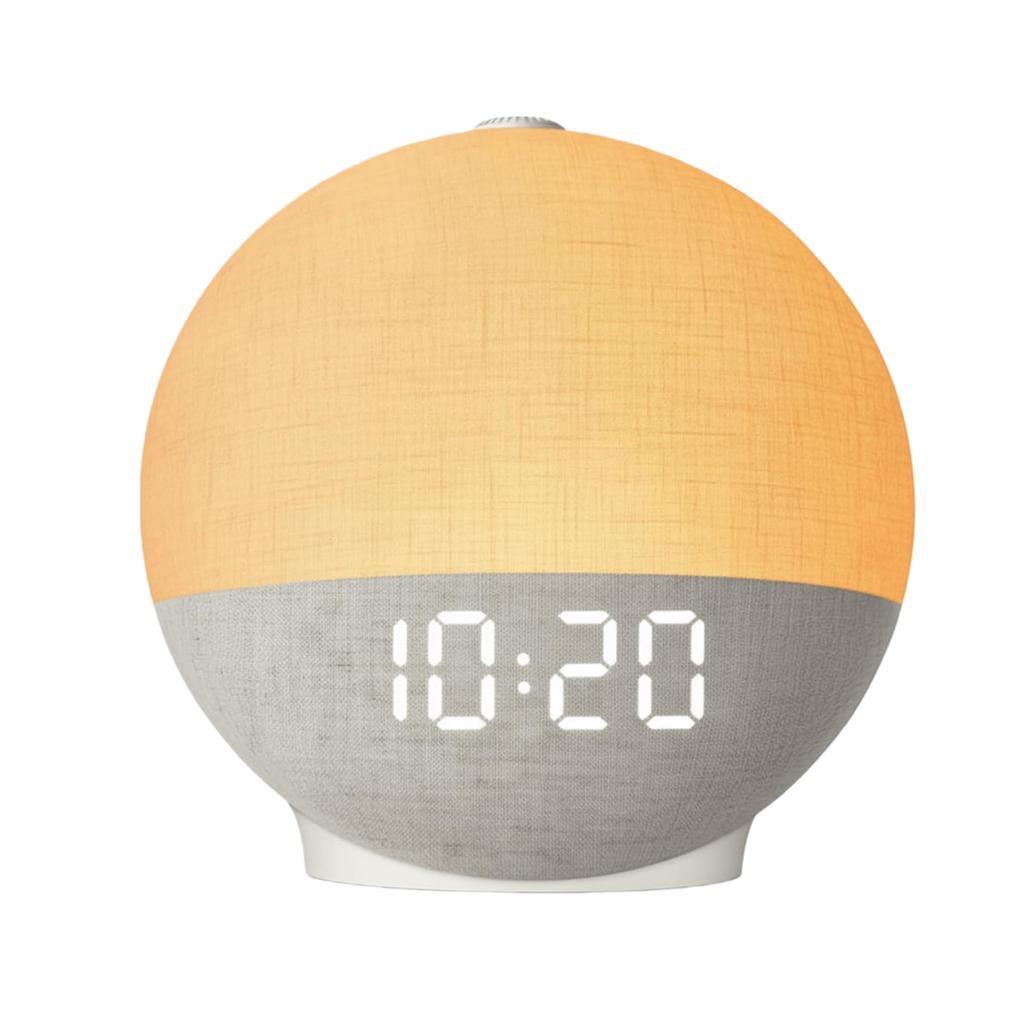 Wake Up Lights LED Night Light 30 Sleep Sounds Bluetooth Speaker White Noise Machine Sunrise Alarm Clock for Bedroom Ideal Gift