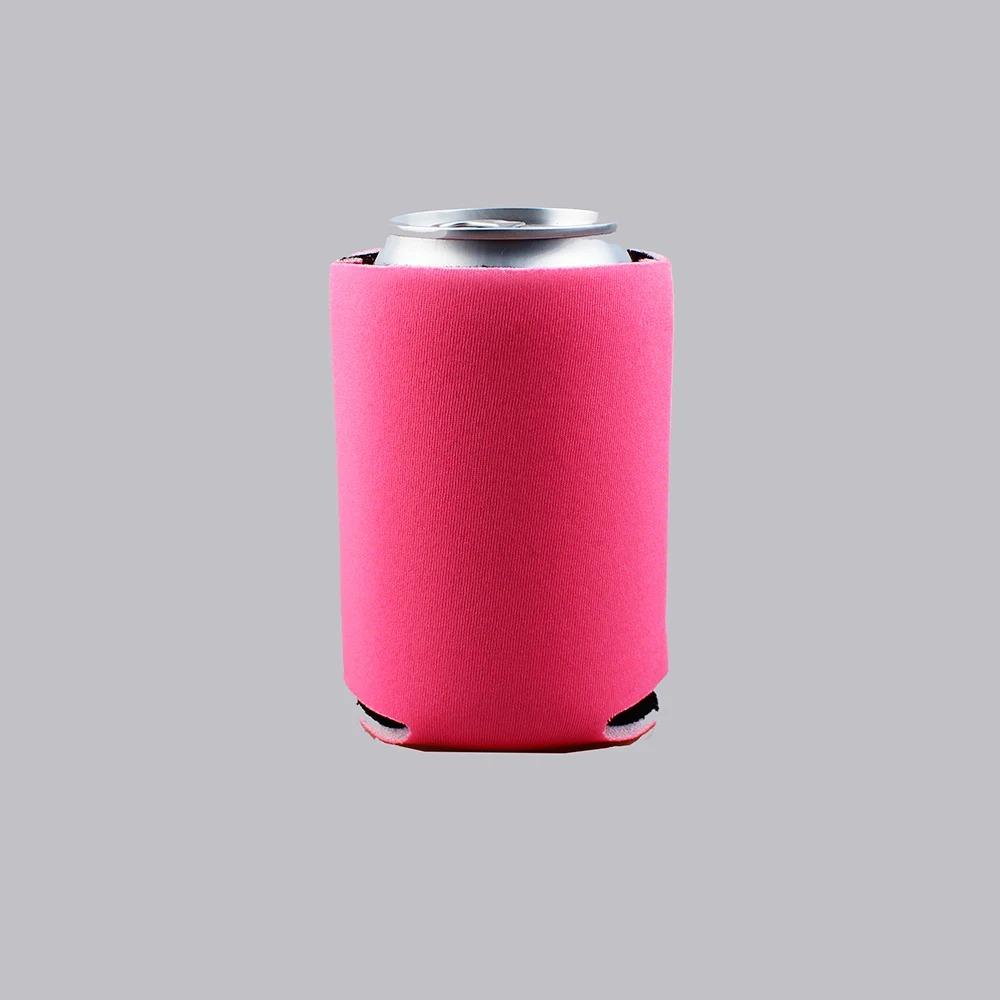 Elastic Cup Cover Solid Color Camping Soda Bottele Cover Soft Beer Sleeves  Outdoor