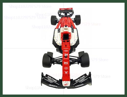 New 1:8 Race Cars 1700+PCS Building Sets MOC Building Blocks Car Cool Collectible Model Kit DIY Toy Birthday Festive Gift Giving