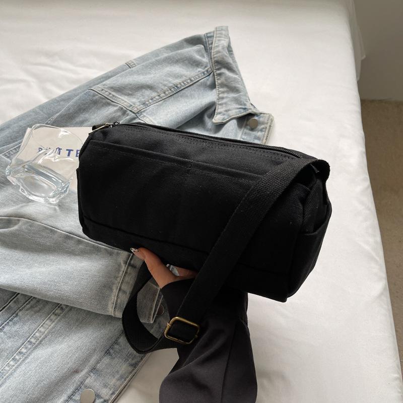 Oblique Span Bag Women's 2025 New Casual Niche Casual Foreign Fashion Small Square Bag Spring Large-capacity Shoulder Bag