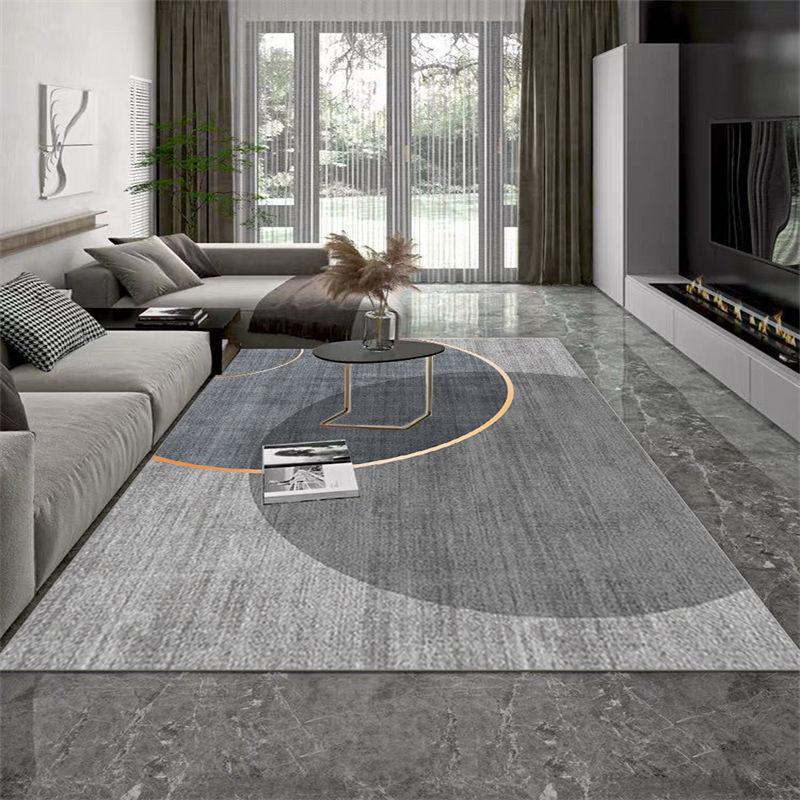 Antiskid Carpet Living Room Modern Simple Style Entrance Door Mat Easy Cleaning Soft Office Lounge Rug Big Size Customizable