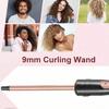 9mm Mini Hair Curler, Men And Women Corn Curly Hair, Single-Button Control, 2 Heat Settings, With 1 Heatproof Glove