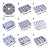 Tool Box Screw Organizer Removable Compartment Plastic Small Parts Organizer Hardware Organizer Box for Garage