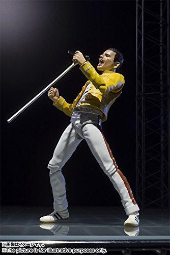 TAMASHII NATIONS Freddie Mercury přibližně 140 mm malovaná pohyblivá figurka SHFiguarts PVC&ABS