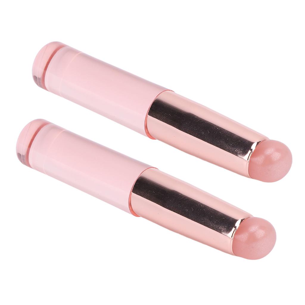 2pcs Lip Applicator Brush Portable Lip Gloss Applicator Makeup Lipstick Applicator for Lip Blush Eye