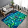 3D Beach Sea Carpets Home Decor Pebble Lotus Pond Living Room Area Rug Bedroom Rug for Boys Floor Mat Soft Kitchen Rug Doormat