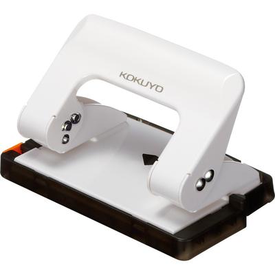 KOKUYO Perforadora 2 Agujeros Rakuake Handy 17 Hojas Blanco PN-G17W