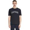 Converse Retro Chuck T Shirts Men's Black Crew Neck Moderate Straight Fit 10026428-A01