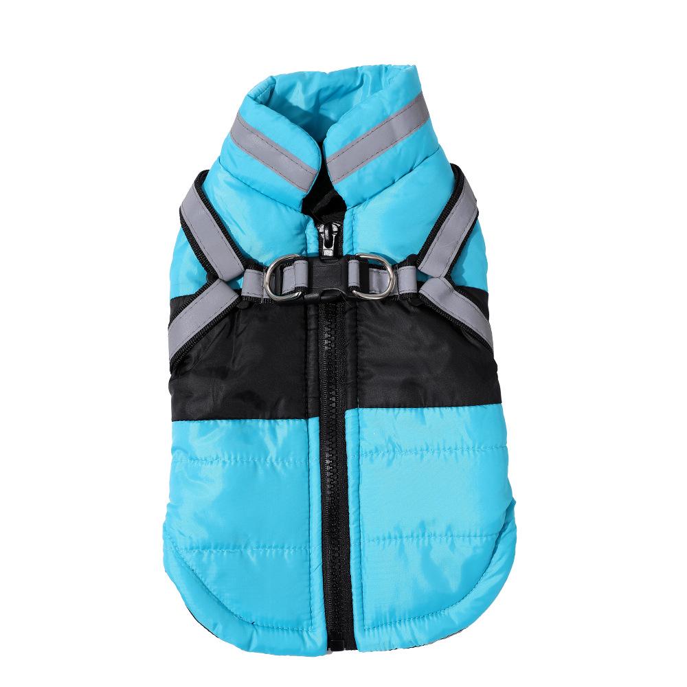 

Pet Dog Autumn & Winter Vest Jacket with Traction Ring - Thickened & Warm XS
