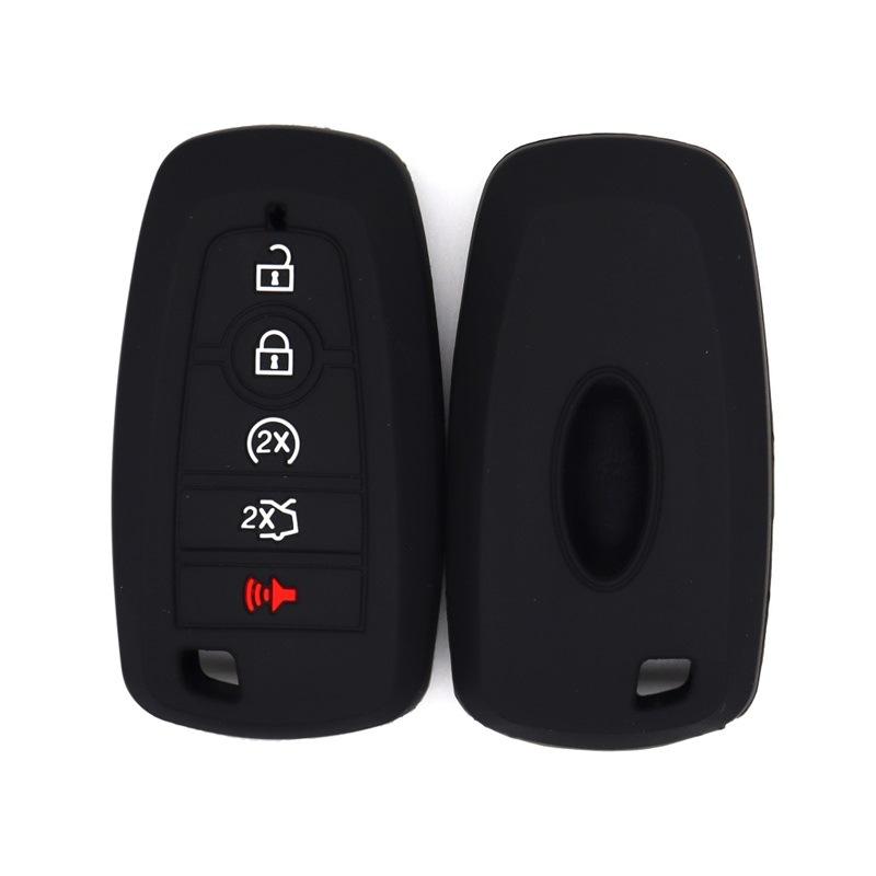 Drop-proof key cover, suitable for Ford Explorer Lima Sports Raptor F150 modified silicone key bag, with high cost performance