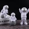 3pcs Plastic Astronaut Statue Statue Astronaut Sculpture Educational Toy Desktop Home Decoration Astronaut Model Children's Gift
