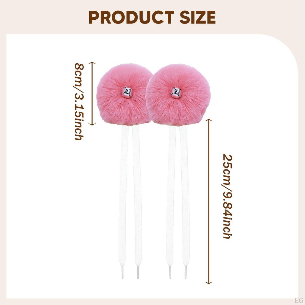 2 Pieces Kids Skates Laces Balls with Bells for Outdoor Activities Roller