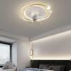 Living Room Ceiling Fan Light Led Shak Head Electric Fan Pendant Lamp Stars Sky Bedroom Intelligent Remote Control Pendan Fans