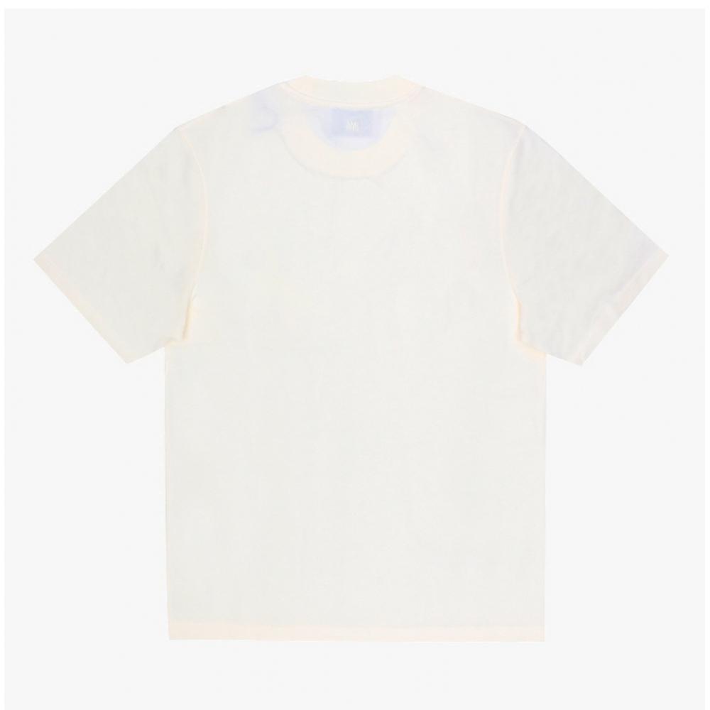 Ami Geprägtes Herz Logo T-Shirt T726136