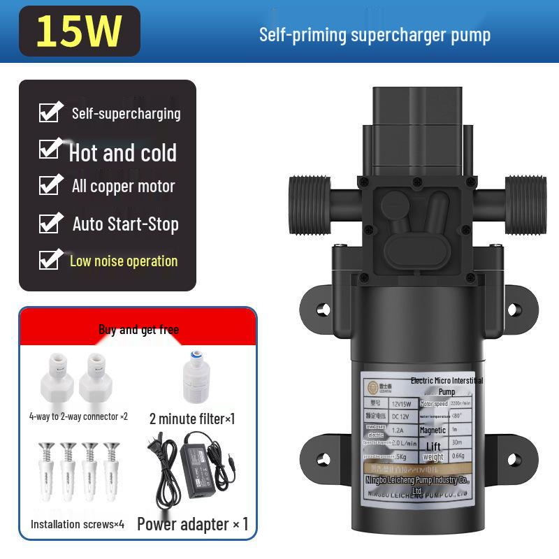 Leishi Tai Self-Priming Household Water Purifier Booster Pump - Mini Automatic Diaphragm Pump